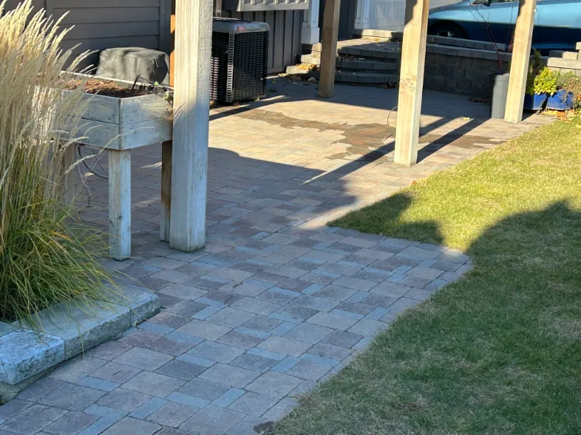 Paving stone project in Osoyoos and Oliver BC