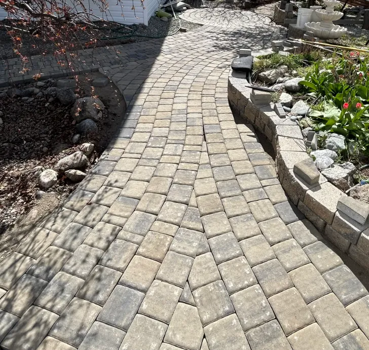 Paving stone project in Osoyoos and Oliver BC