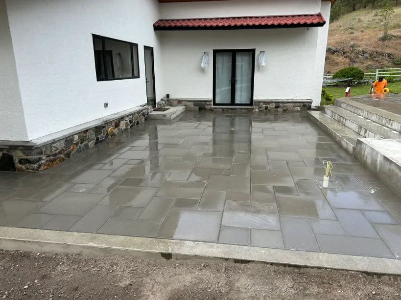 Paving stone project in Osoyoos and Oliver BC