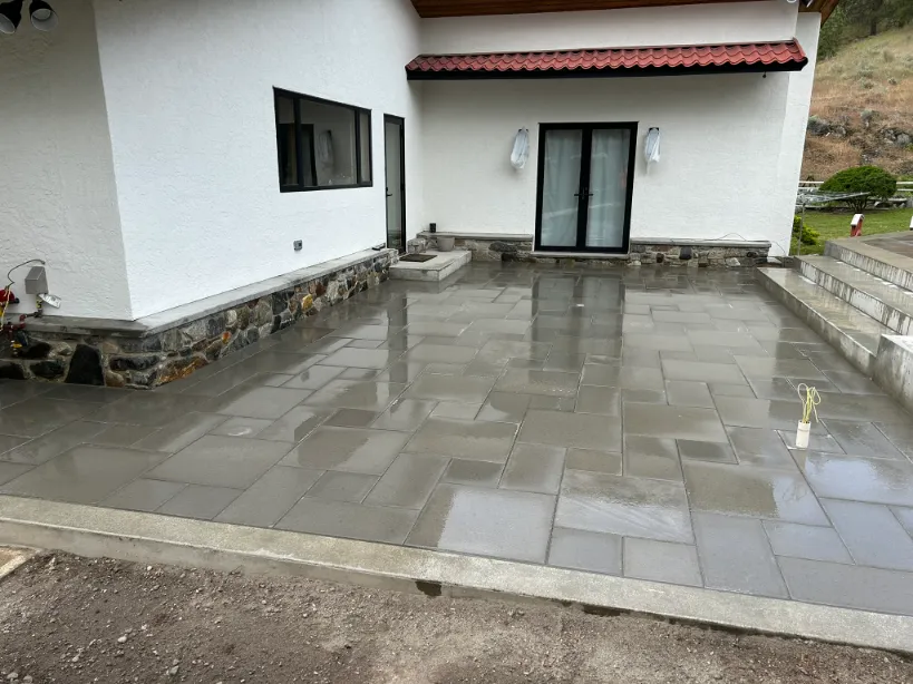 Paving stone project in Osoyoos and Oliver BC