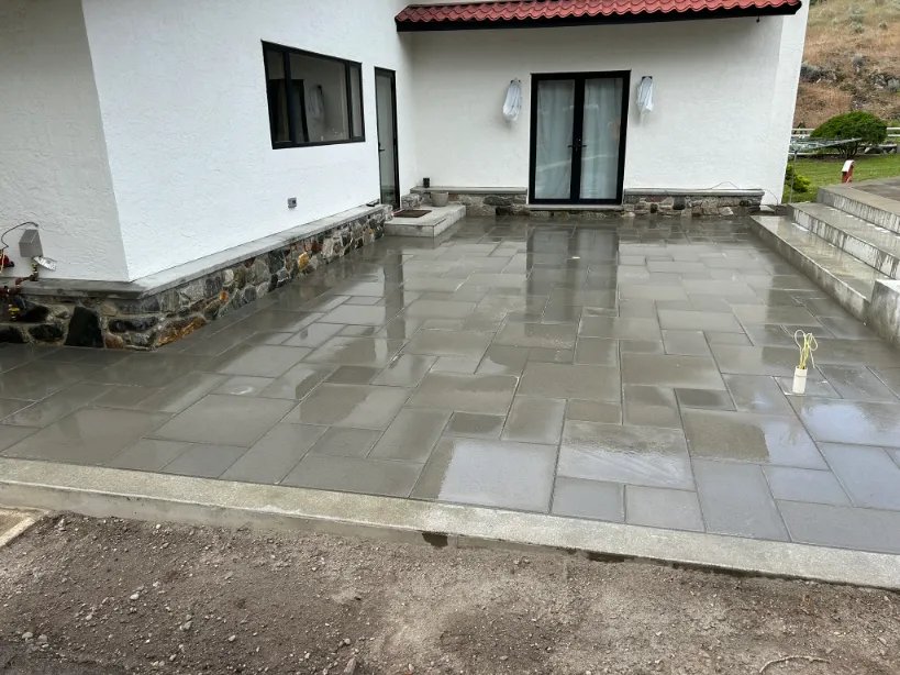 Paving stone project in Osoyoos and Oliver BC