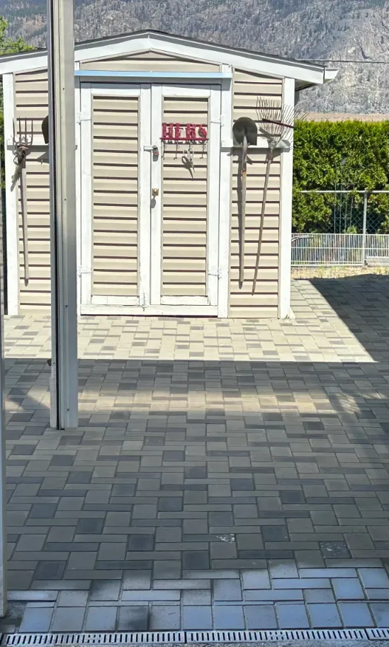 Paving stone project in Osoyoos and Oliver BC