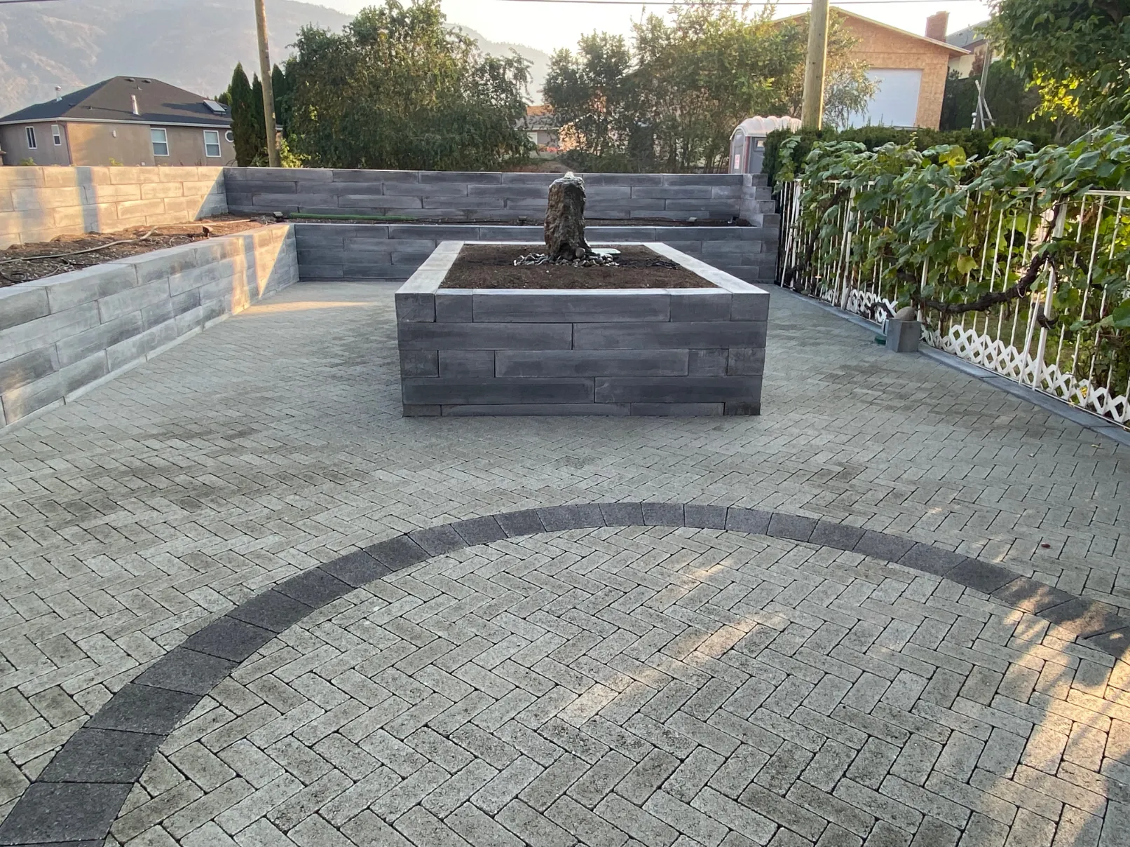 Paving stone project in Osoyoos and Oliver BC