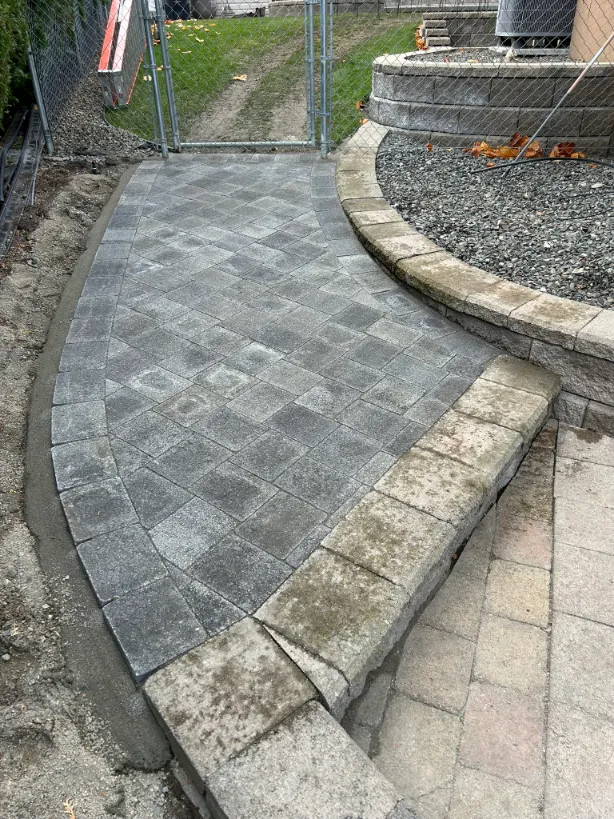 Paving stone project in Osoyoos and Oliver BC