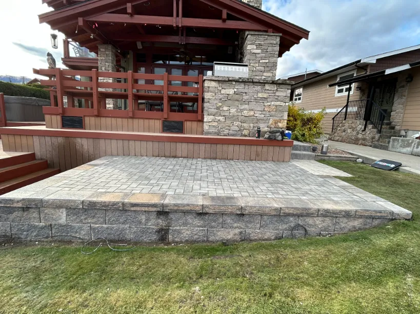 Paving stone project in Osoyoos and Oliver BC