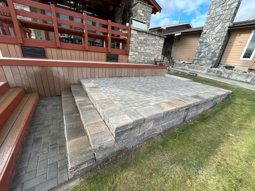 Paving stone project in Osoyoos and Oliver BC