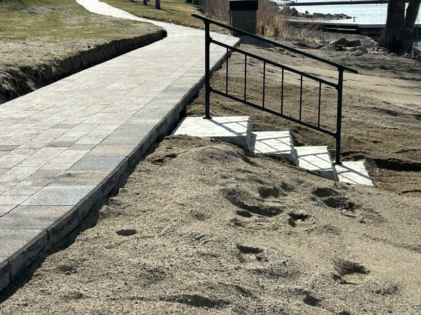 Paving stone project in Osoyoos and Oliver BC