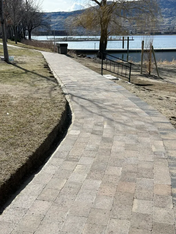 Paving stone project in Osoyoos and Oliver BC