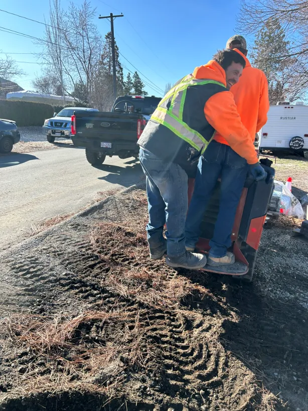 Paving stone project in Osoyoos and Oliver BC
