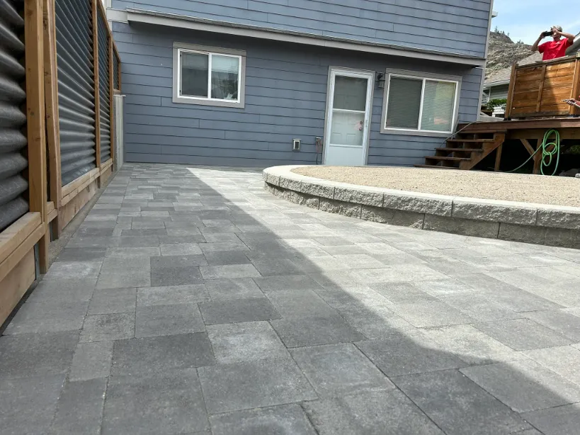 Paving stone project in Osoyoos and Oliver BC