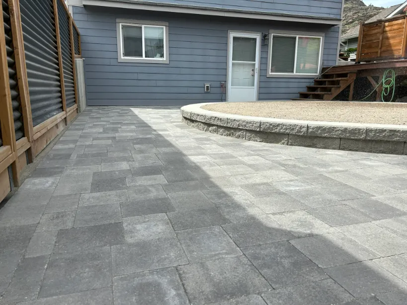 Paving stone project in Osoyoos and Oliver BC
