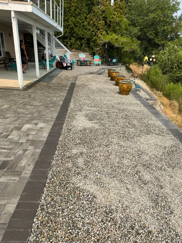 Paving stone project in Osoyoos and Oliver BC