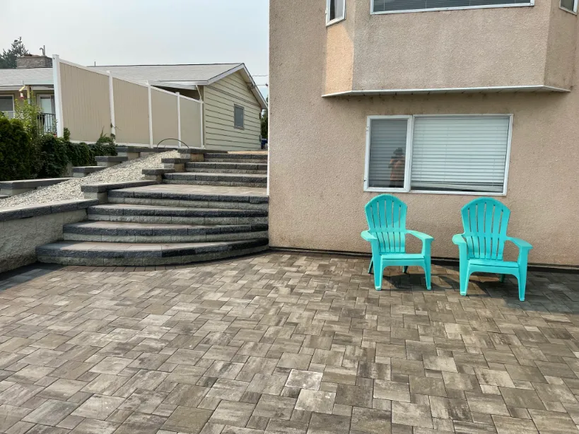 Paving stone project in Osoyoos and Oliver BC