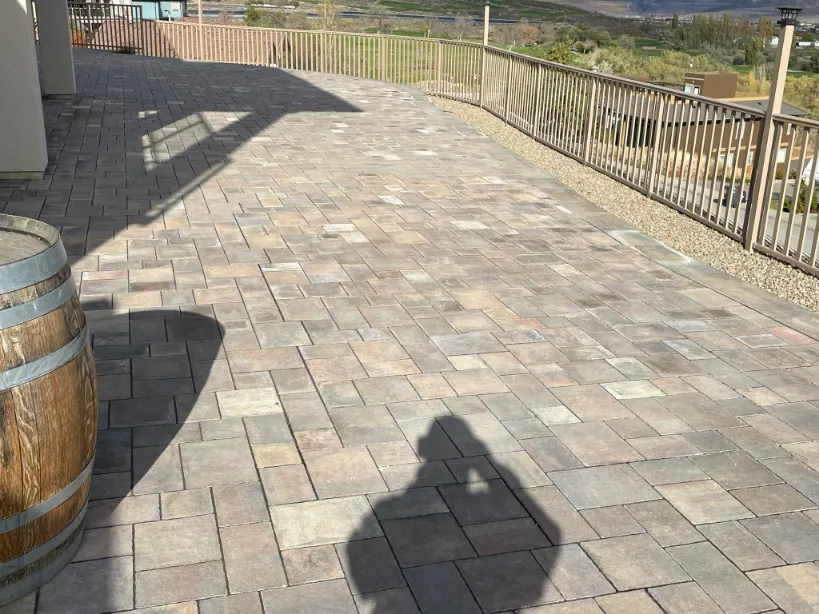 Paving stone project in Osoyoos and Oliver BC
