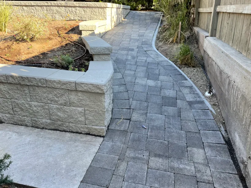 Paving stone project in Osoyoos and Oliver BC