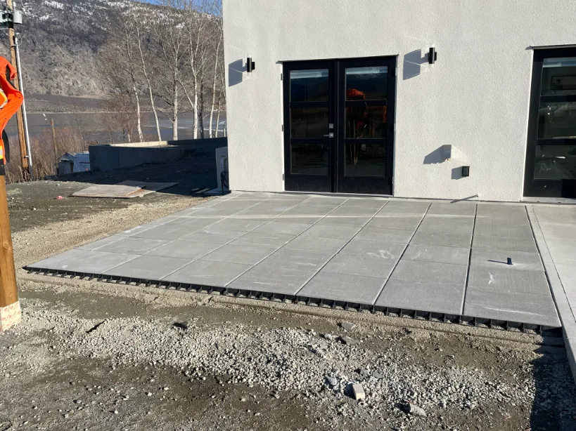Paving stone project in Osoyoos and Oliver BC