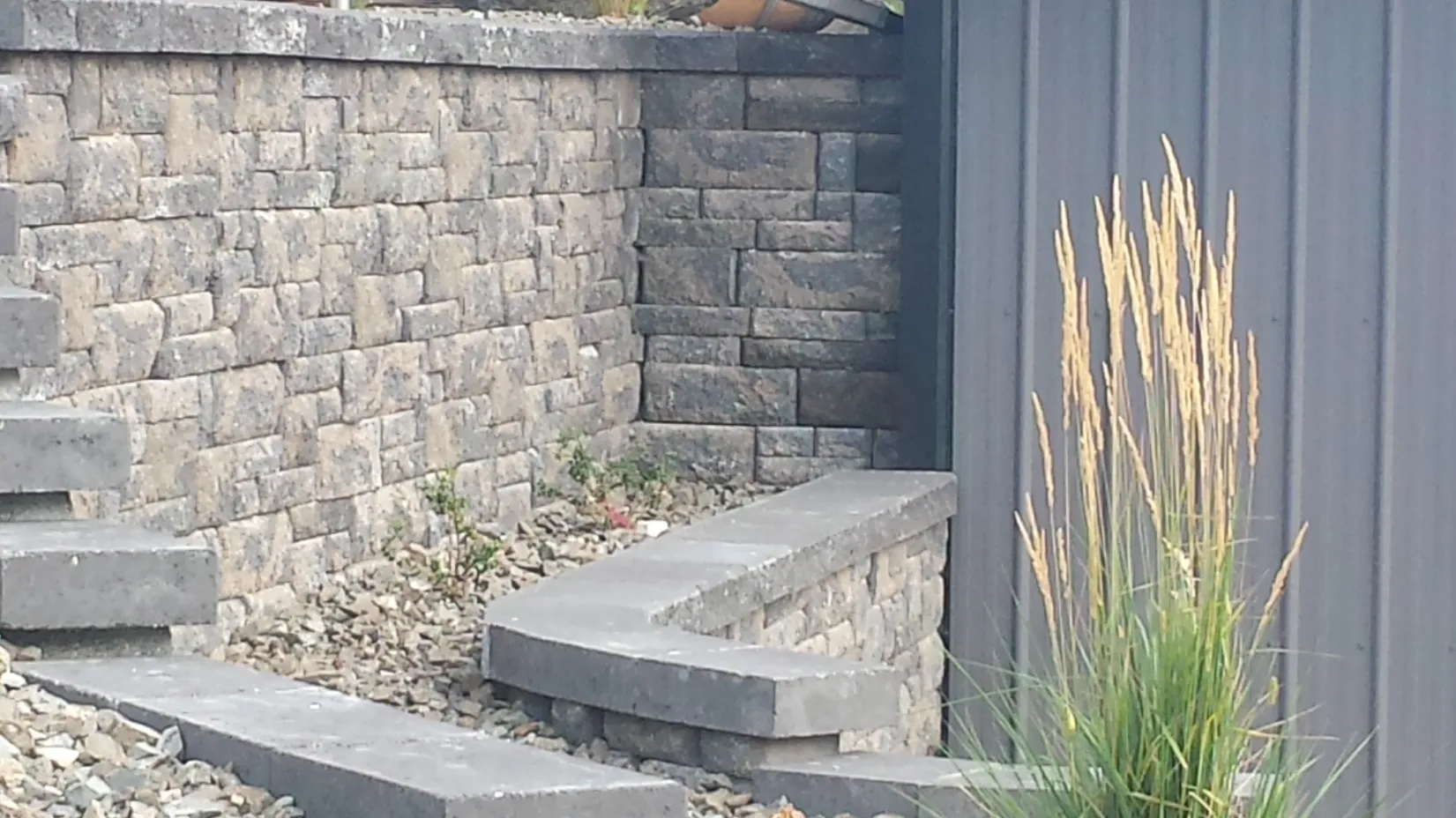 Retaining wall project in Osoyoos and Oliver BC