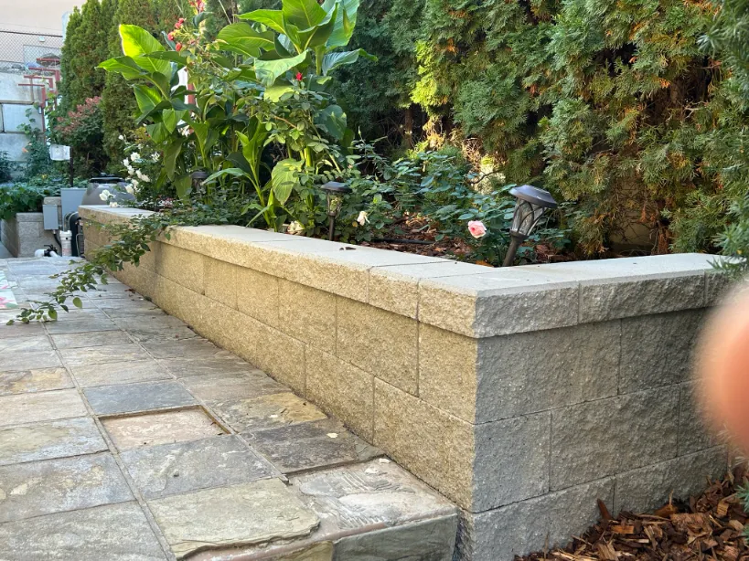 Retaining wall project in Osoyoos and Oliver BC