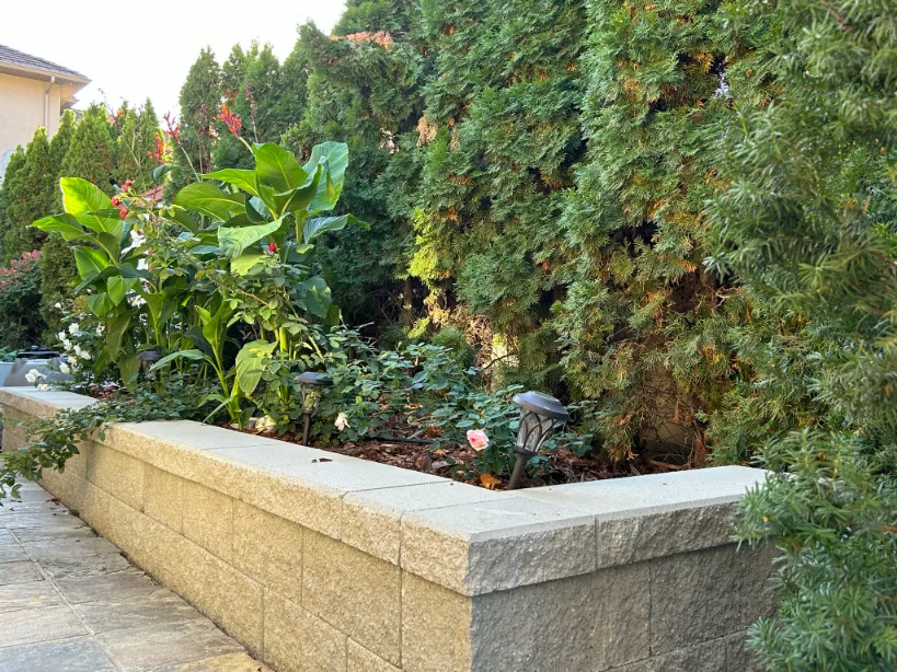 Retaining wall project in Osoyoos and Oliver BC