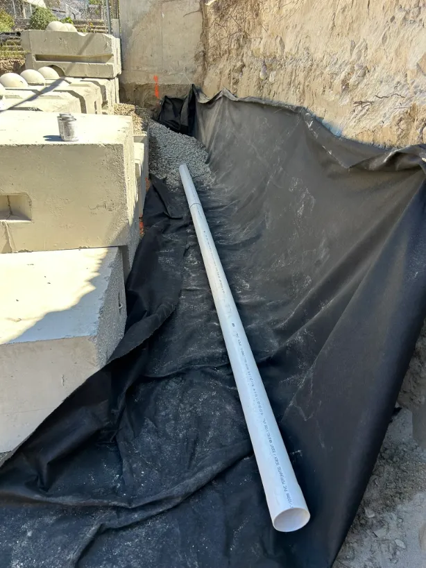 Retaining wall project in Osoyoos and Oliver BC