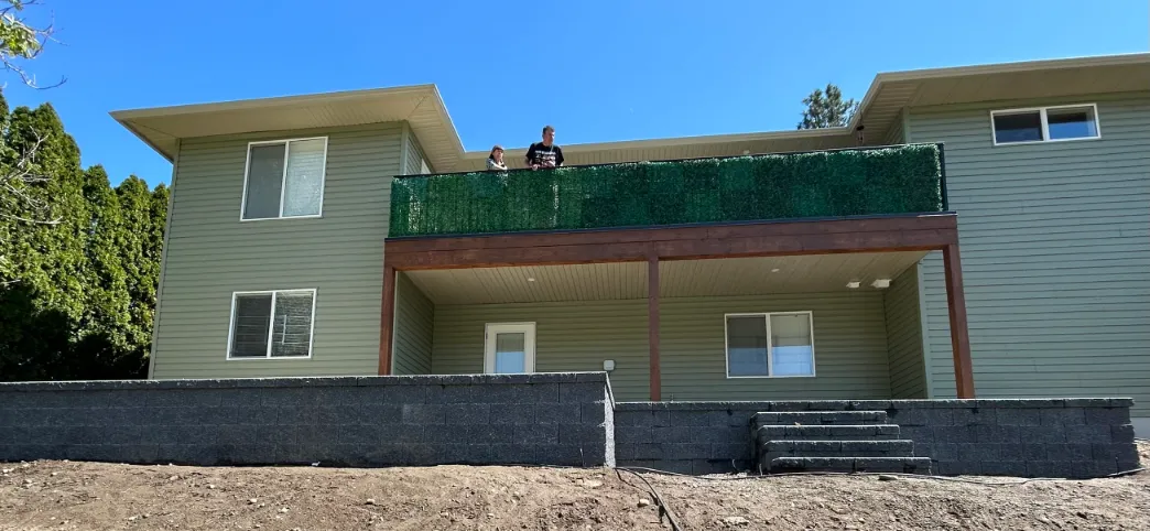 Retaining wall project in Osoyoos and Oliver BC