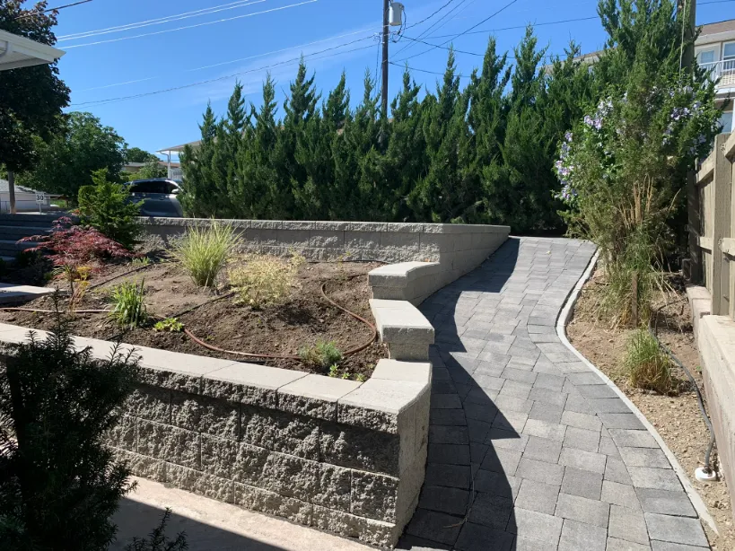 Retaining wall project in Osoyoos and Oliver BC