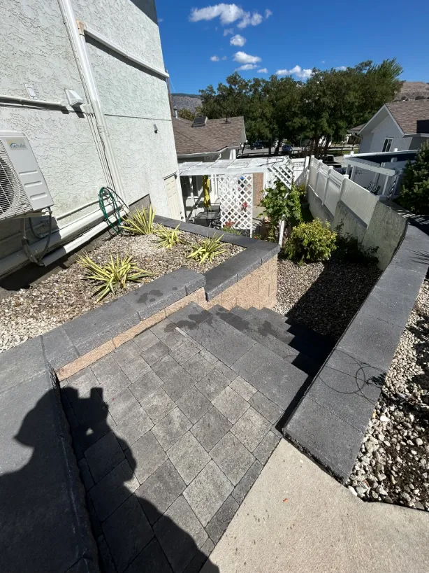 Retaining wall project in Osoyoos and Oliver BC