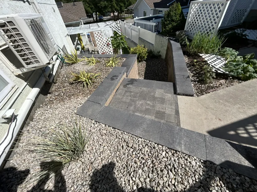 Retaining wall project in Osoyoos and Oliver BC