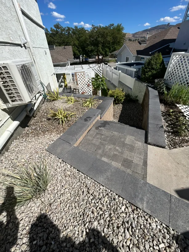 Retaining wall project in Osoyoos and Oliver BC