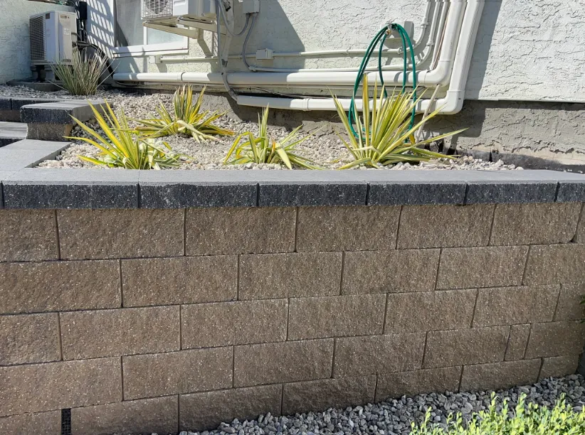 Retaining wall project in Osoyoos and Oliver BC