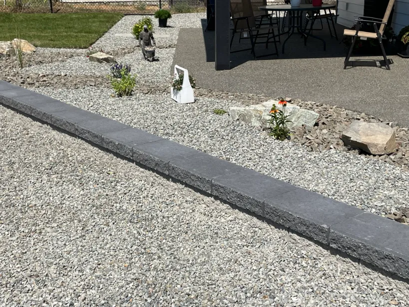 Retaining wall project in Osoyoos and Oliver BC