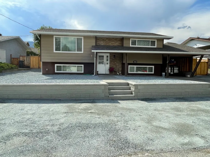 Retaining wall project in Osoyoos and Oliver BC