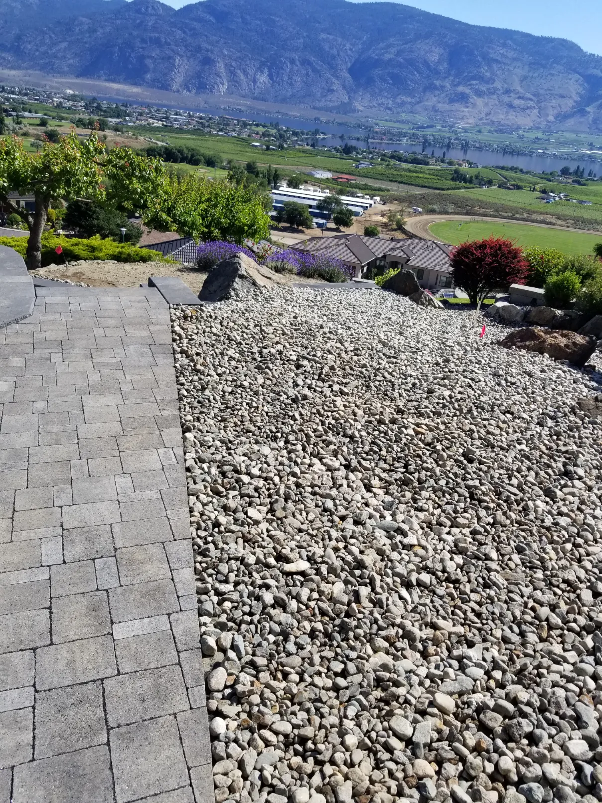 Xeriscape planting in Osoyoos and Oliver BC