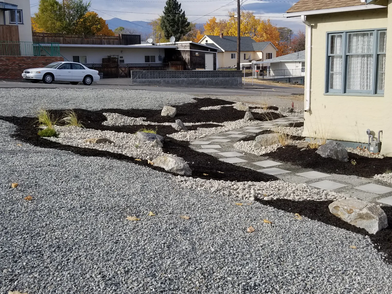 Xeriscape planting in Osoyoos and Oliver BC