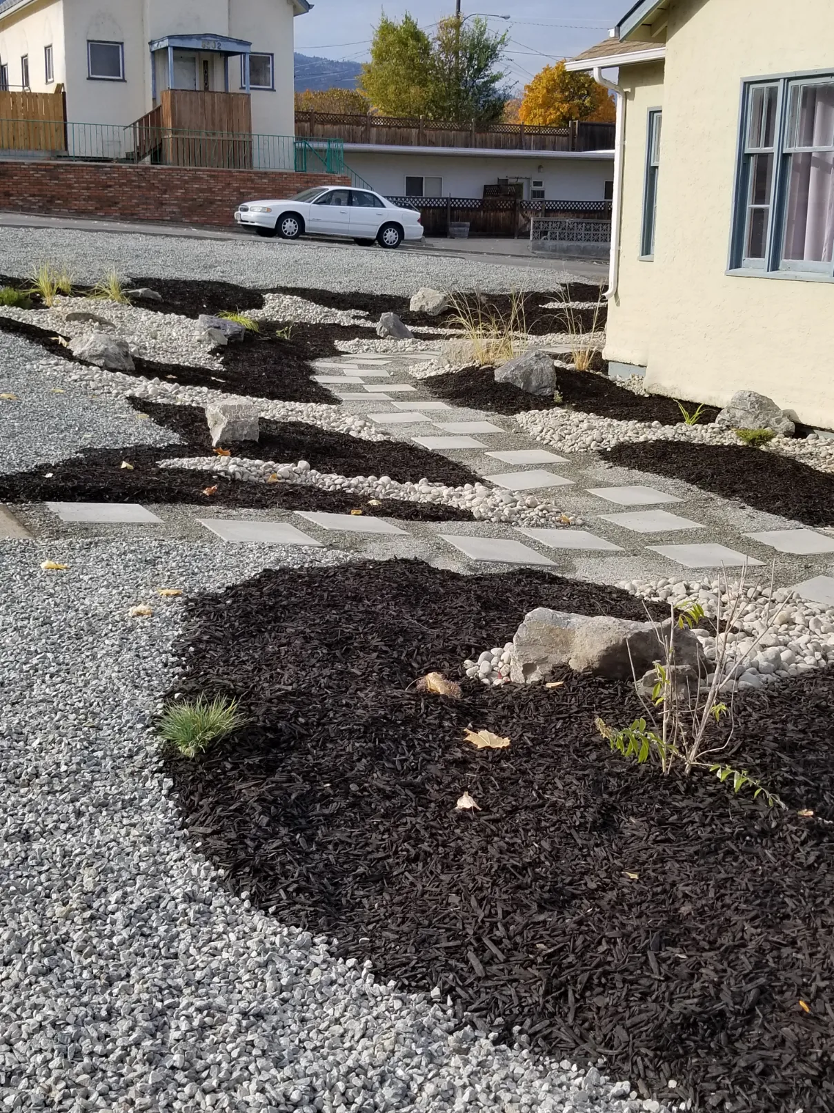 Xeriscape planting in Osoyoos and Oliver BC
