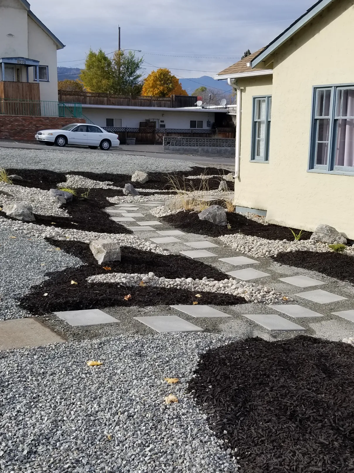 Xeriscape planting in Osoyoos and Oliver BC