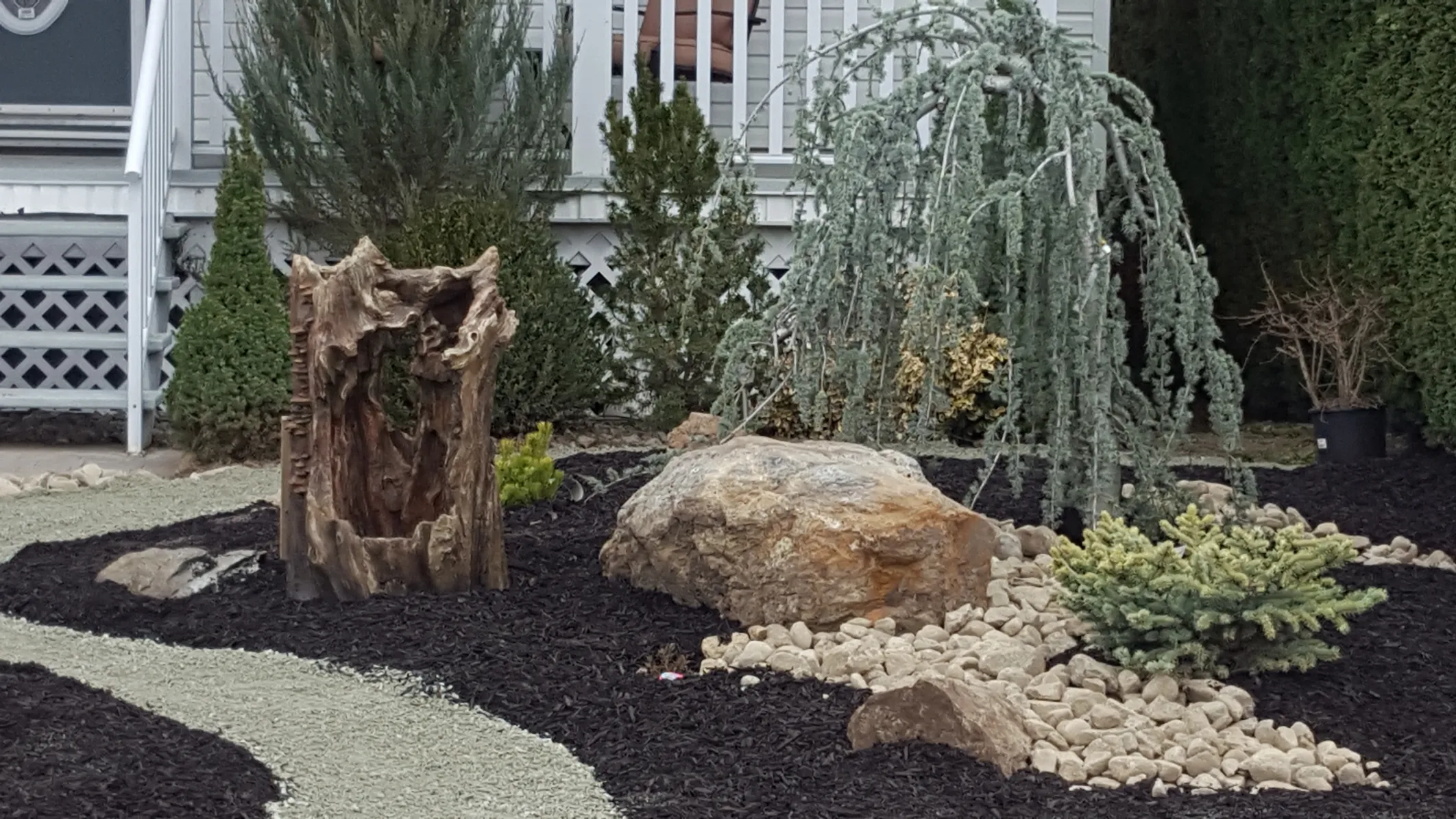 Xeriscape planting in Osoyoos and Oliver BC