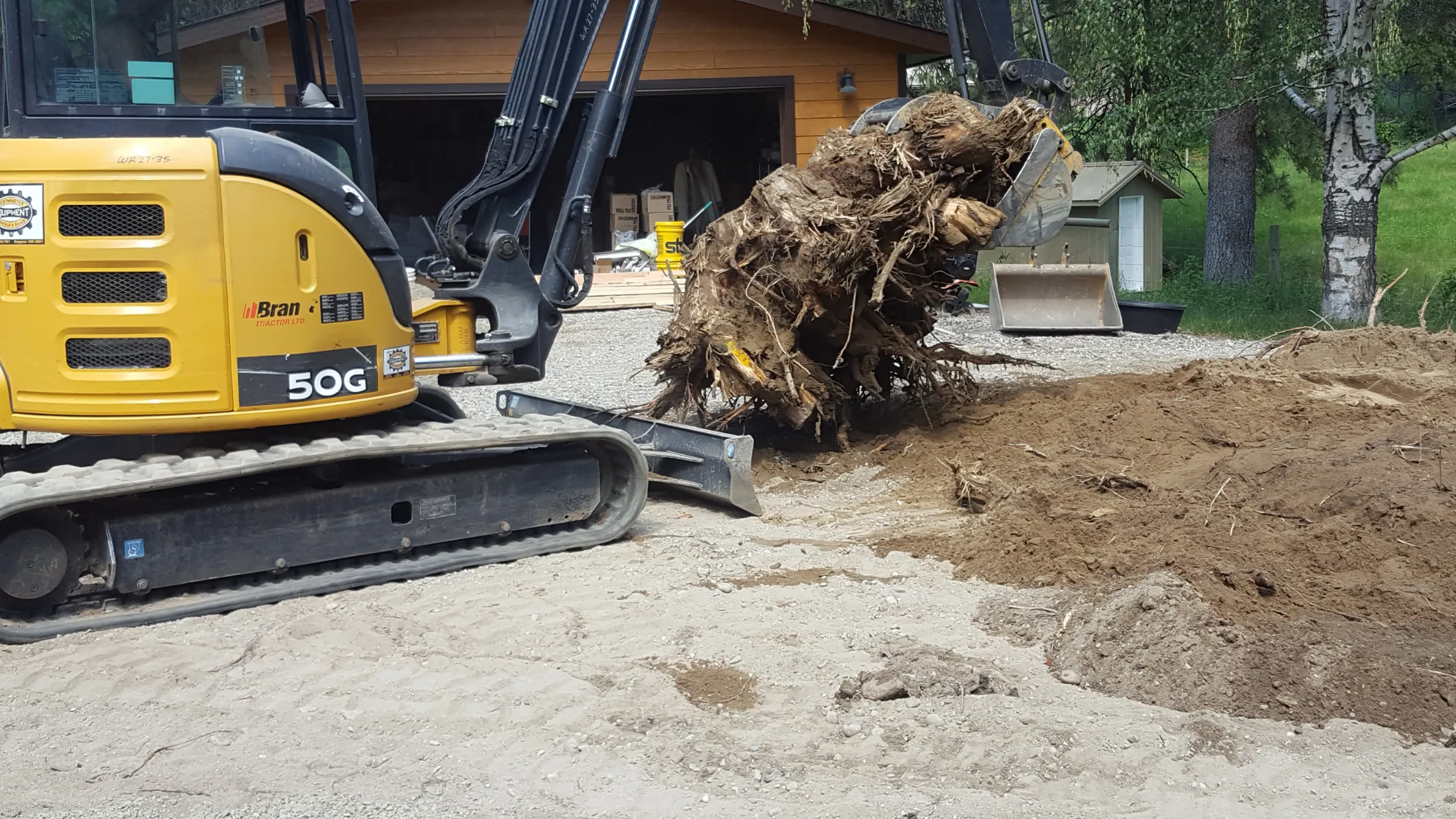 Xeriscape planting in Osoyoos and Oliver BC