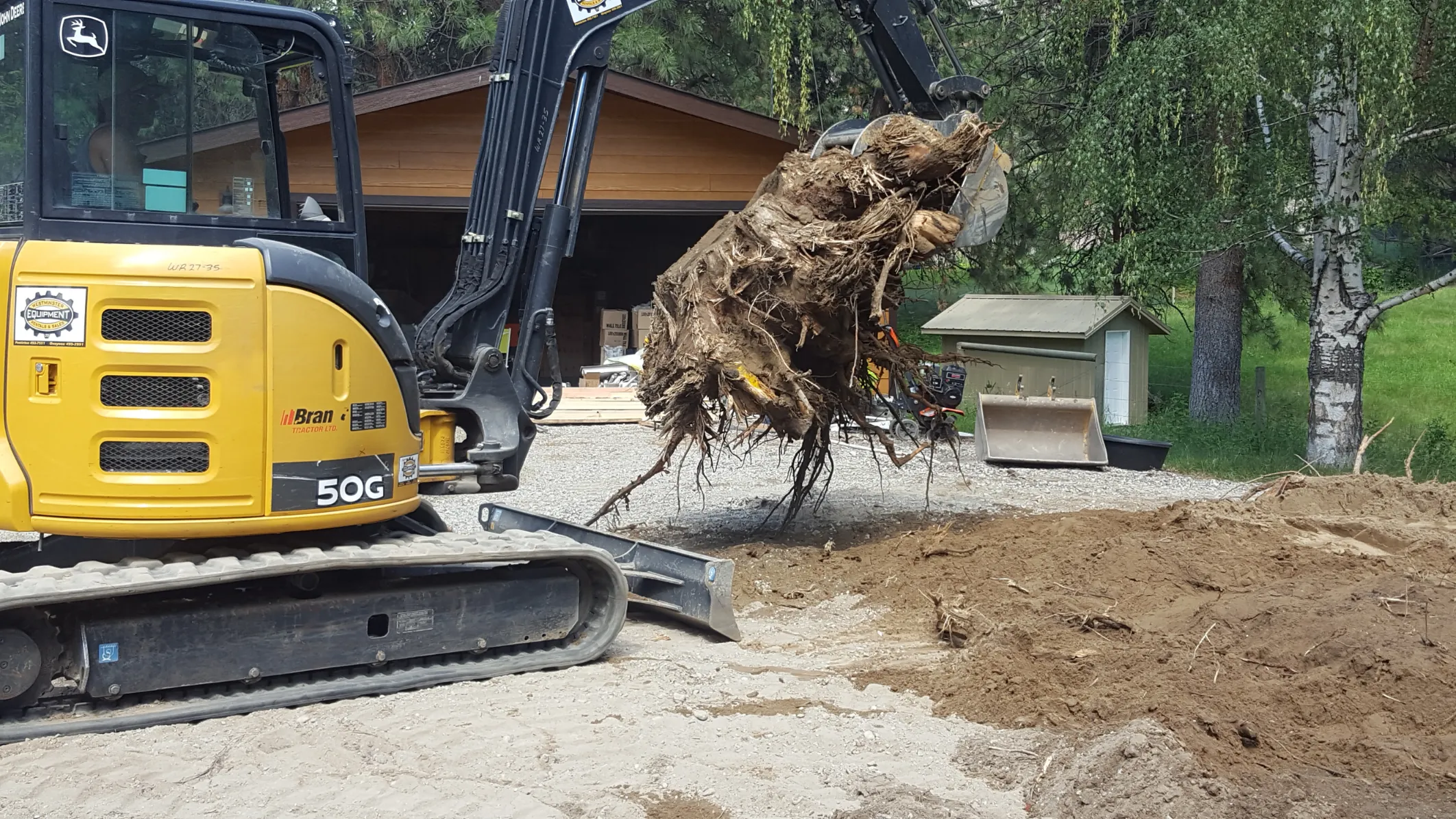Xeriscape planting in Osoyoos and Oliver BC