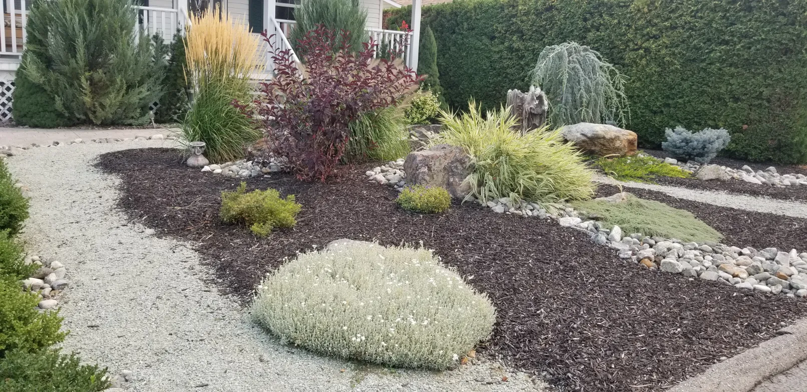 Xeriscape planting in Osoyoos and Oliver BC