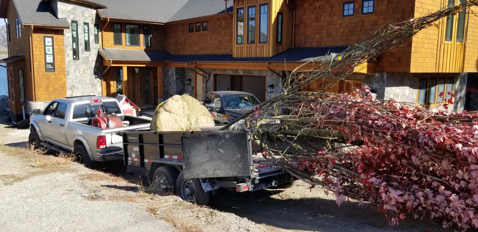 Xeriscape planting in Osoyoos and Oliver BC