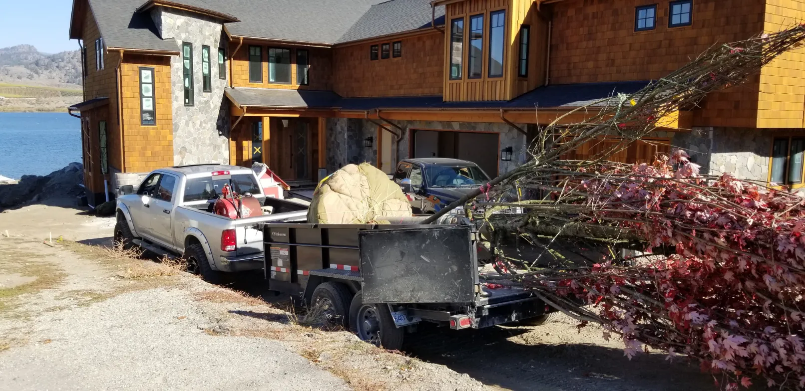 Xeriscape planting in Osoyoos and Oliver BC