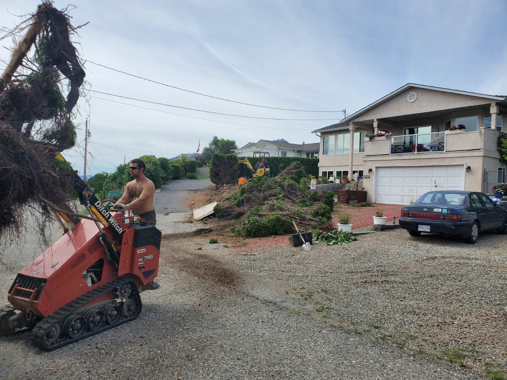 Xeriscape planting in Osoyoos and Oliver BC