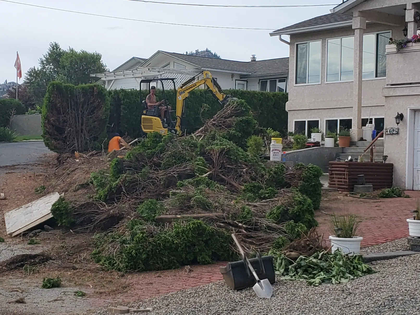 Xeriscape planting in Osoyoos and Oliver BC