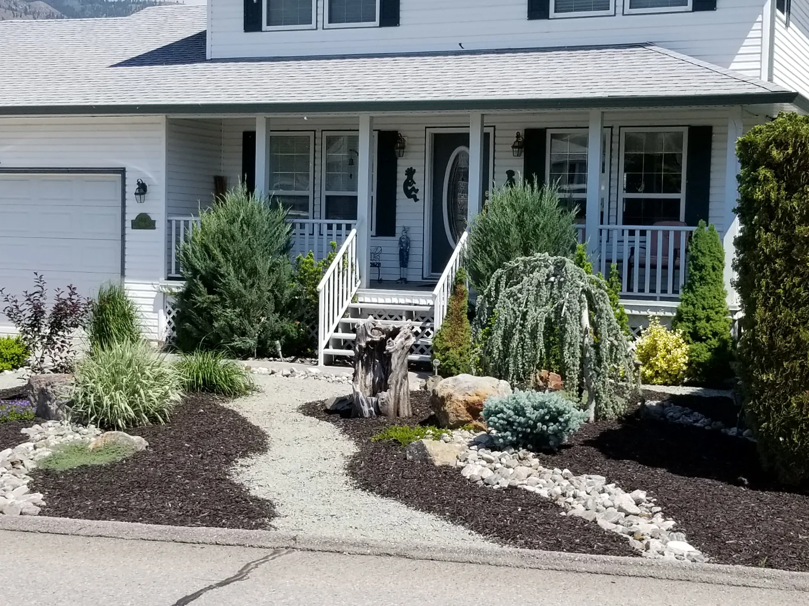 Xeriscape planting in Osoyoos and Oliver BC