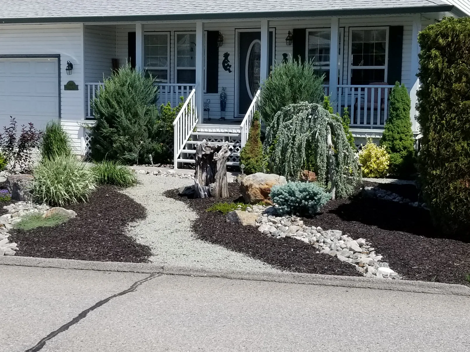 Xeriscape planting in Osoyoos and Oliver BC