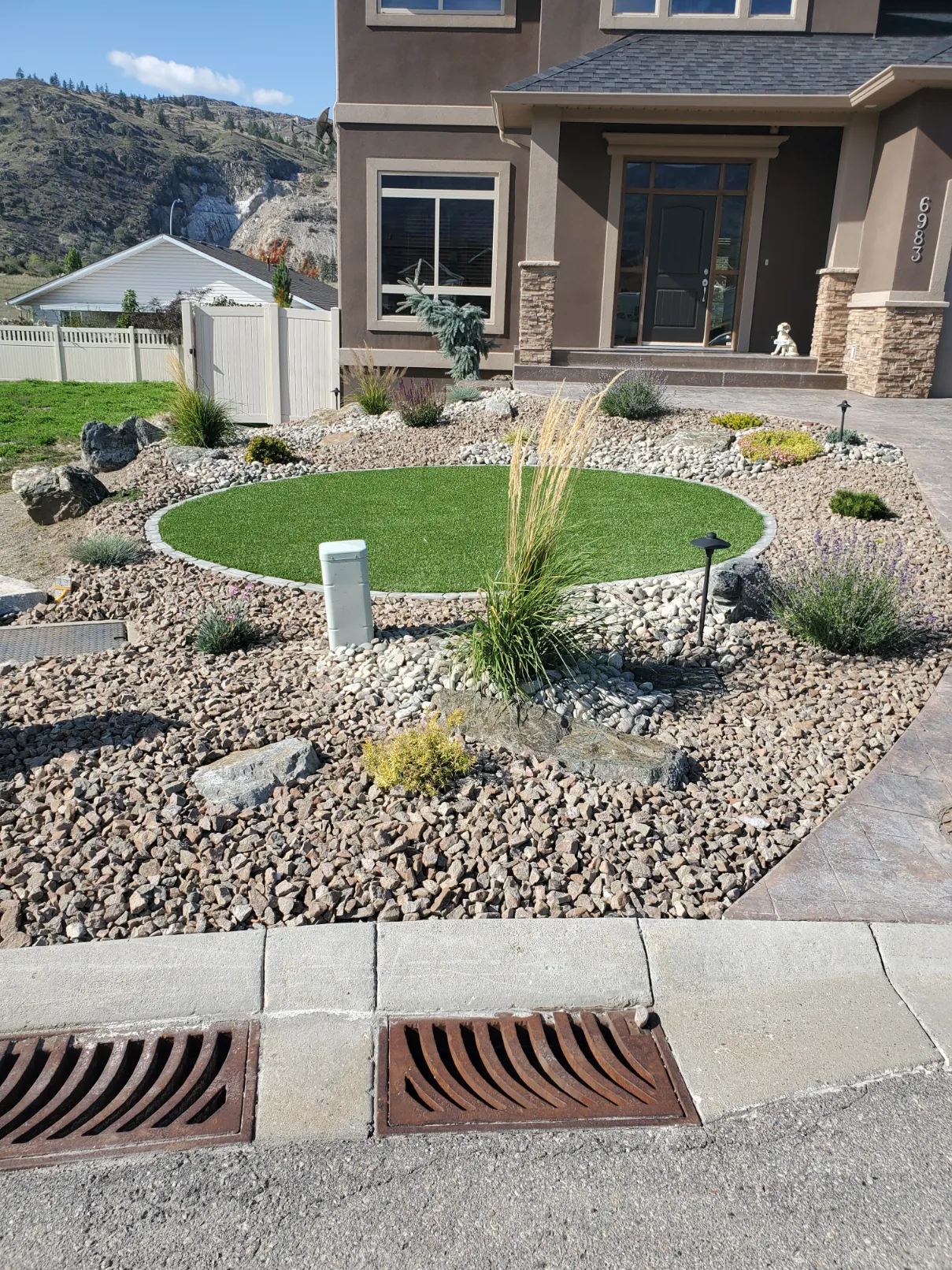 Xeriscape planting in Osoyoos and Oliver BC