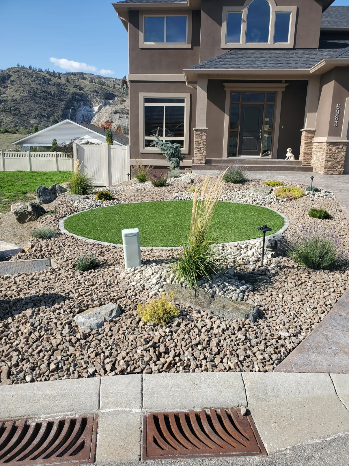 Xeriscape planting in Osoyoos and Oliver BC