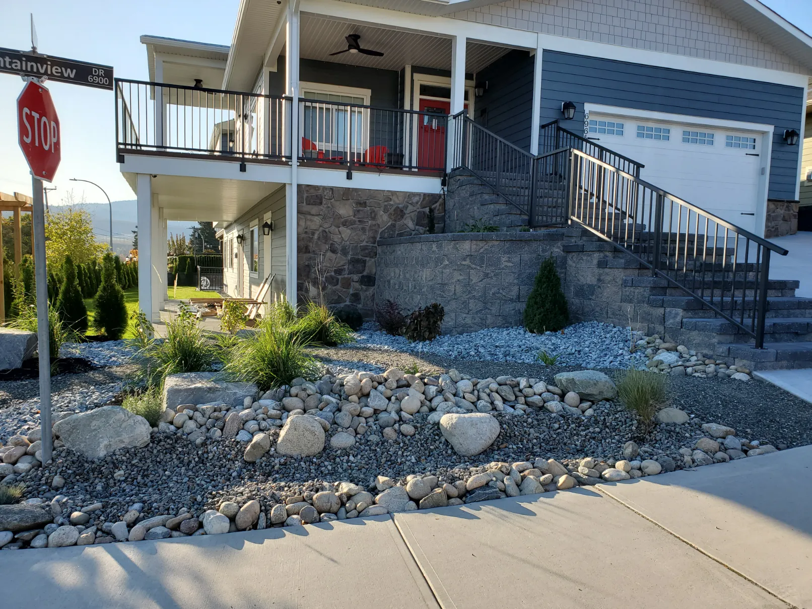 Xeriscape planting in Osoyoos and Oliver BC