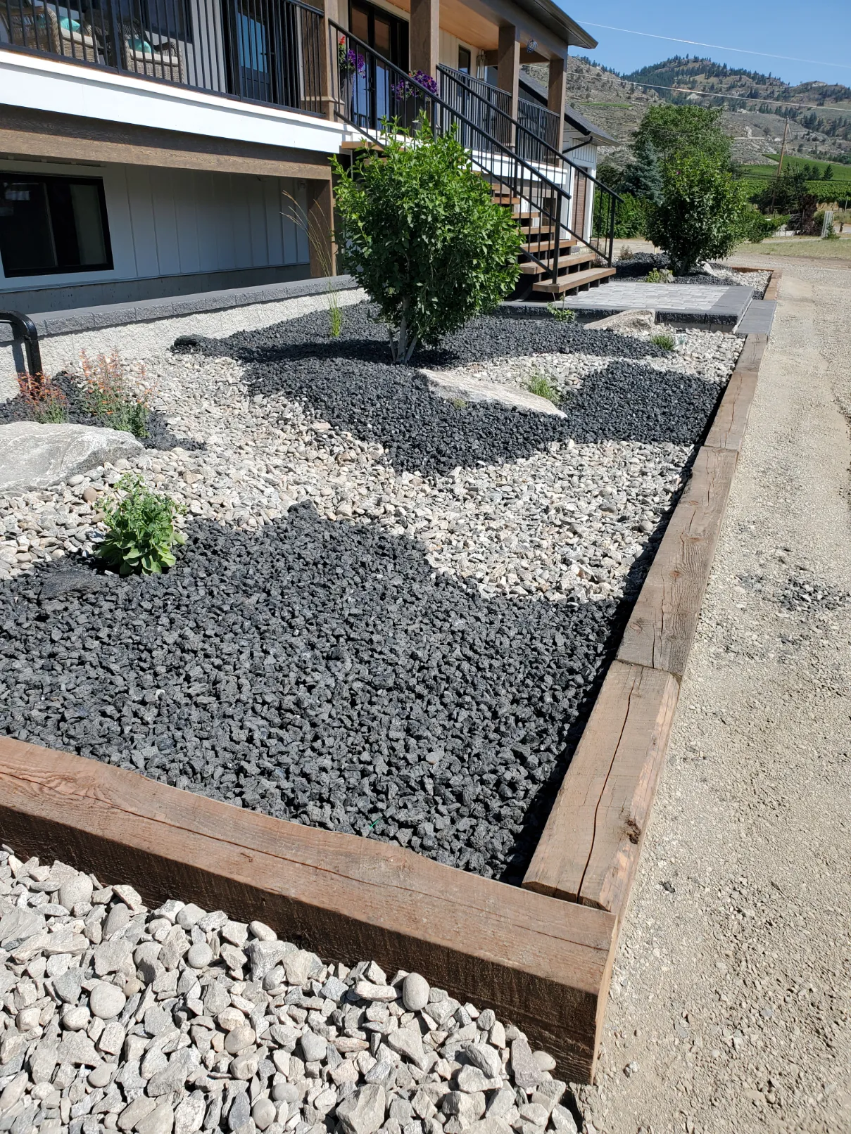 Xeriscape planting in Osoyoos and Oliver BC